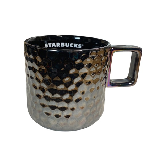 STARBUCKS CERAMIC HAMMERED HOLIDAY MUG - Picture 1 of 6
